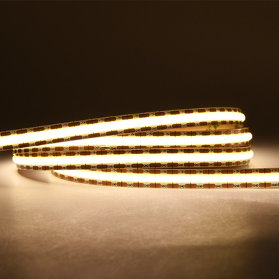 COB LED Strip Light Alta densidade Flexível FOB 528 LEDs/m Lâmpadas LED de corte pequeno