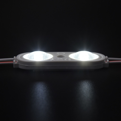 Módulos LED de 24 V para publicidade e iluminação de fundo de luz módulo 2 lente ip67 impermeável 0,96W