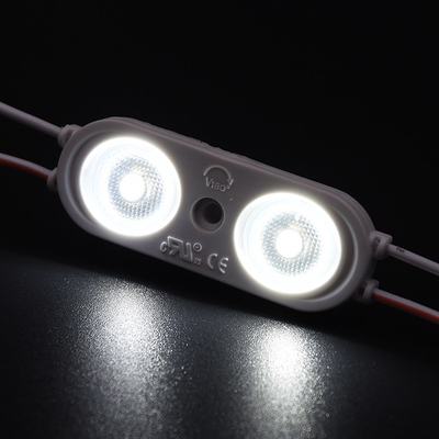 Módulos LED de 24 V para publicidade e iluminação de fundo de luz módulo 2 lente ip67 impermeável 0,96W