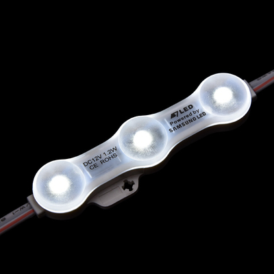 50pcs por corda 3 LEDs módulos com LED 2835 SMD 3 LED 160° feixe DC12V