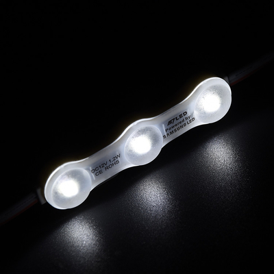 1.2W IP68 DC12V 3 LEDs Modulos com LED SMD2835 160°Feixe com fita adesiva traseira