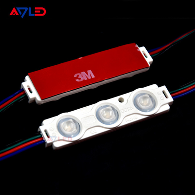 O módulo do diodo emissor de luz do RGB ilumina a cor impermeável do Signage 3 do luminoso de SMD 5050 que muda 12 volts