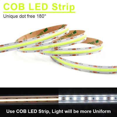 Ultra Alta Confiabilidade Ambiental Design Iluminações RGB Exteriores 528led/m COB Led Strip Light