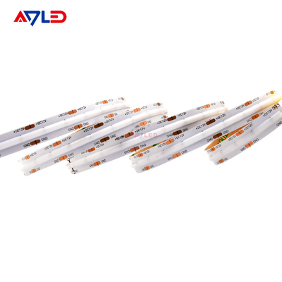 UL Flexível LED Strip Famous Chip 24V Ultra Thin Silicone 10mm placa de PCB IP20 528 cob led luzes