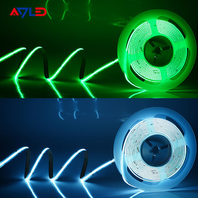 24V RGB COB LED Strip Light Mudança de cor com lâmpadas de fita multicolor para quarto