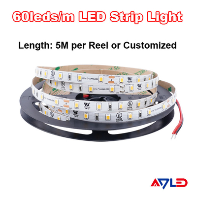 Lâmpadas de banda LED de alta CRI Lumileds SMD 2835 LED Lâmpadas de banda LED 60 LEDs Durável Vida útil mais longa