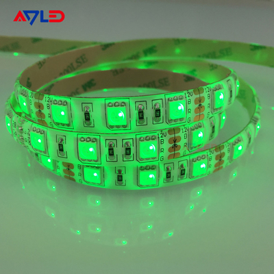Cor verde SMD 5050 60LEDs/M LED Strip Lights para mobiliário Decoração Alto brilho Impermeável