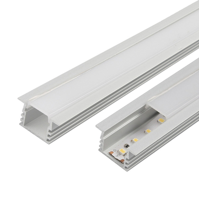 12mm LED Profil Recessed Channel 1612B Lâmpadas de Faixa de Alumínio