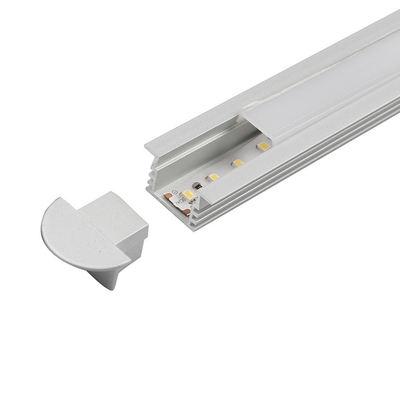 12mm LED Profil Recessed Channel 1612B Lâmpadas de Faixa de Alumínio