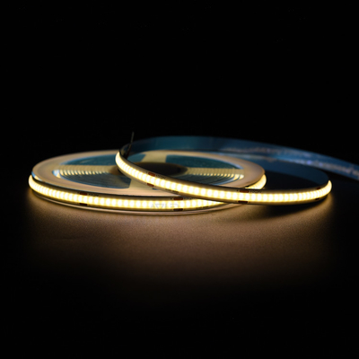 Lâmpadas de banda LED COB sem pontos - 12V/24V, 320 LEDs/metro de alta densidade certificadas CE e RoHS