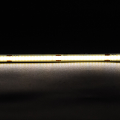 320 LEDs COB LED Strip Lights 3000K 4000K 6500K Com Banda Flexível Reel To Reel CE e RoHS Certificado 24V ou 12V