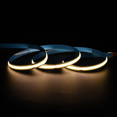 320 LEDs COB LED Strip Lights 3000K 4000K 6500K Com Banda Flexível Reel To Reel CE e RoHS Certificado 24V ou 12V