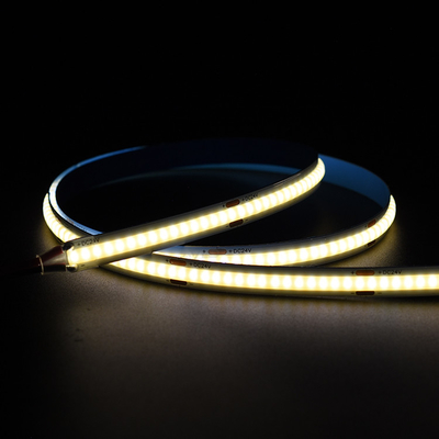 Lâmpada de tira LED COB flexível - 24V, 320 LEDs, temperatura de cor 3000K, largura de 8 mm, garantia de 3 anos - LED Adled.