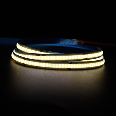 Lâmpada de tira LED COB flexível - 24V, 320 LEDs, temperatura de cor 3000K, largura de 8 mm, garantia de 3 anos - LED Adled.