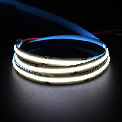 Luz de fita LED5M Dot Free Uniform Illumination Chip de iluminação de banda LED 12W/M Flexível Led Strip Cob 12Vtape lig