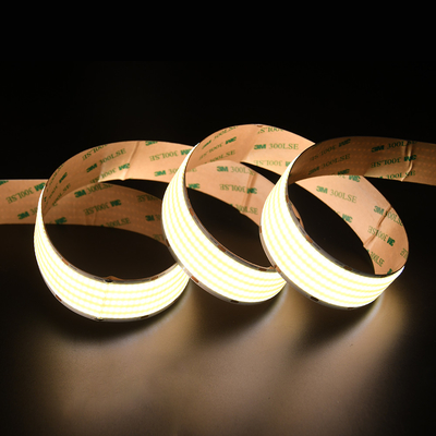 ADLED 30MM placa de PCB 1600leds flexível LED Tape DC24V COB tira 90 CRI flexível uniforme 40w/M