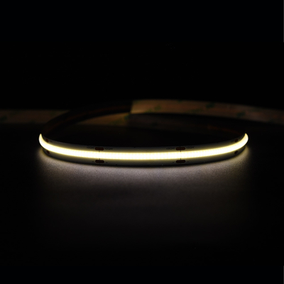 Super brilhante 528 LEDs/M COB Led Strip 12V 24V 10MM Luz COB/FOB amarelo sem mancha