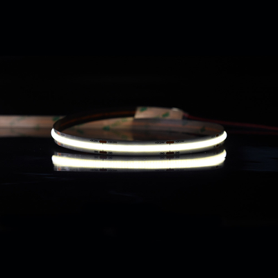COB LED Strip com 528 chips 8mm largura e 3000k 4000k e 6500k opções de cores para cartaz de cortina