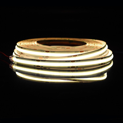 528Leds 12V 24V Cob 10mm Cor Flexível Led Strip Light Ra90 Luz linear sem ponto de luz
