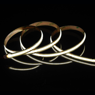 528Leds 12V 24V Cob 10mm Cor Flexível Led Strip Light Ra90 Luz linear sem ponto de luz