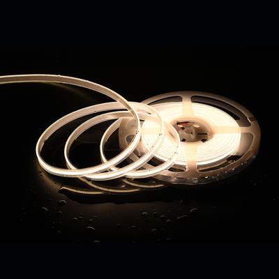 COB DC24V Flexível LED Strip Light 480leds/m Reel To Reel Cor Branca Temperatura IP20 Classificada com 3 anos de garantia