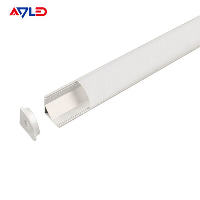Canais de extrusão de ângulo do difusor de luz de perfil de faixa LED ADP-1616B para faixa LED