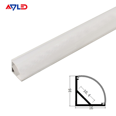 16*16mm Alumínio anodizado de alumínio de extrusão de LED pendente com perfil de superfície de extrusão de LED