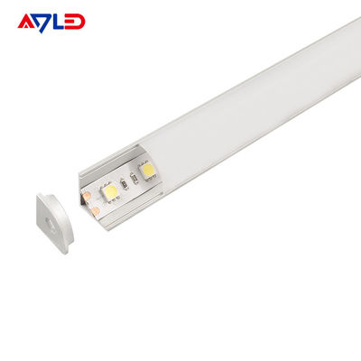 Canais de extrusão de ângulo do difusor de luz de perfil de faixa LED ADP-1616B para faixa LED