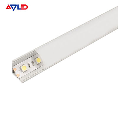 Canais de extrusão de ângulo do difusor de luz de perfil de faixa LED ADP-1616B para faixa LED