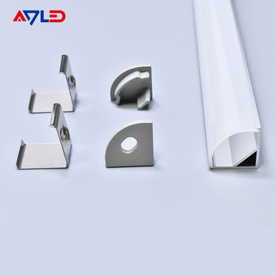 16*16mm Alumínio anodizado de alumínio de extrusão de LED pendente com perfil de superfície de extrusão de LED