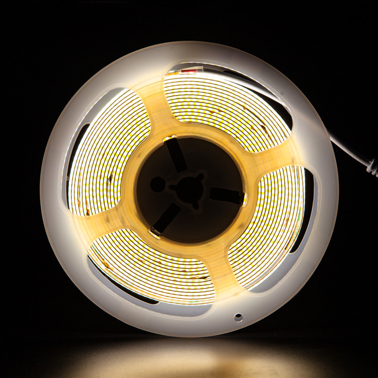 Premium Led Strip roll 5 Meter cob sob iluminação de tira do armário CRI90 528 led/m, 1000Lm/m