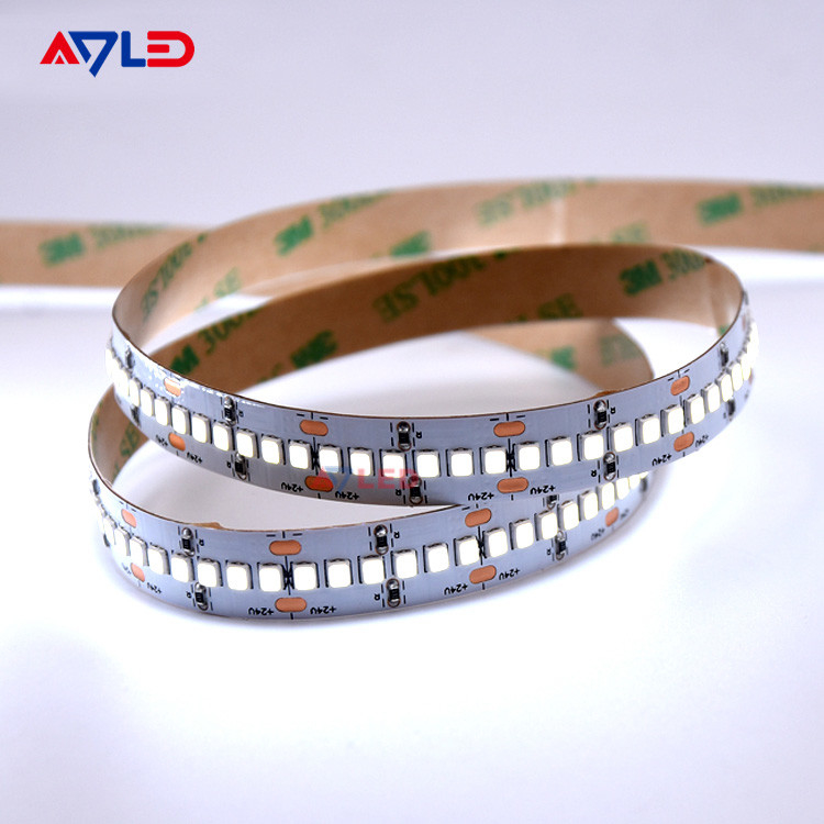 alta luminosidade SMD 2835 LED Strip 240 Leds/M Led Strip High Lumen para Iluminação de Decoração de Interiores