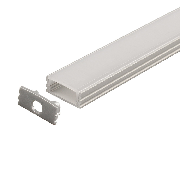 1706 Perfil de extrusão de alumínio LED para tira LED Adequado para uso interno ou externo