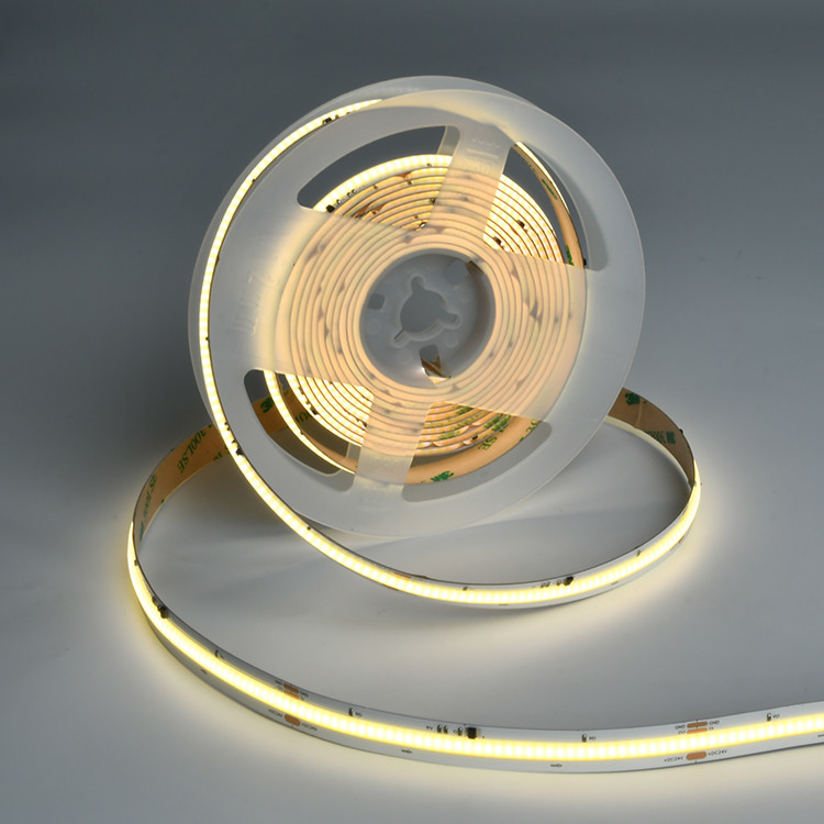 16.4ft Flexível 420led/m Pure White Digital COB LED Strip Light For Lighting Project