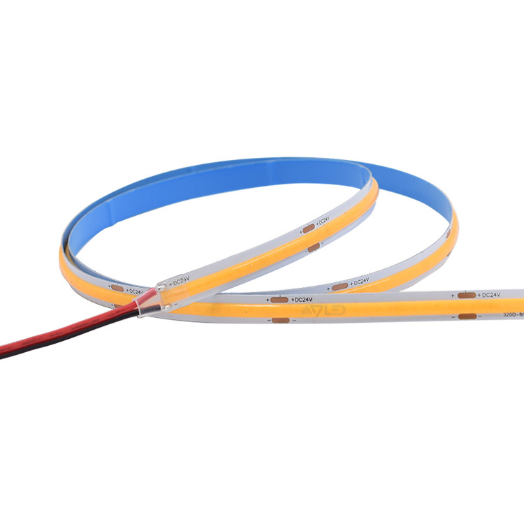 UL Cob Strip 8mm 10mm 320leds Cob Led Light Outdoor Cob à prova d'água Led Flexível Strip Light