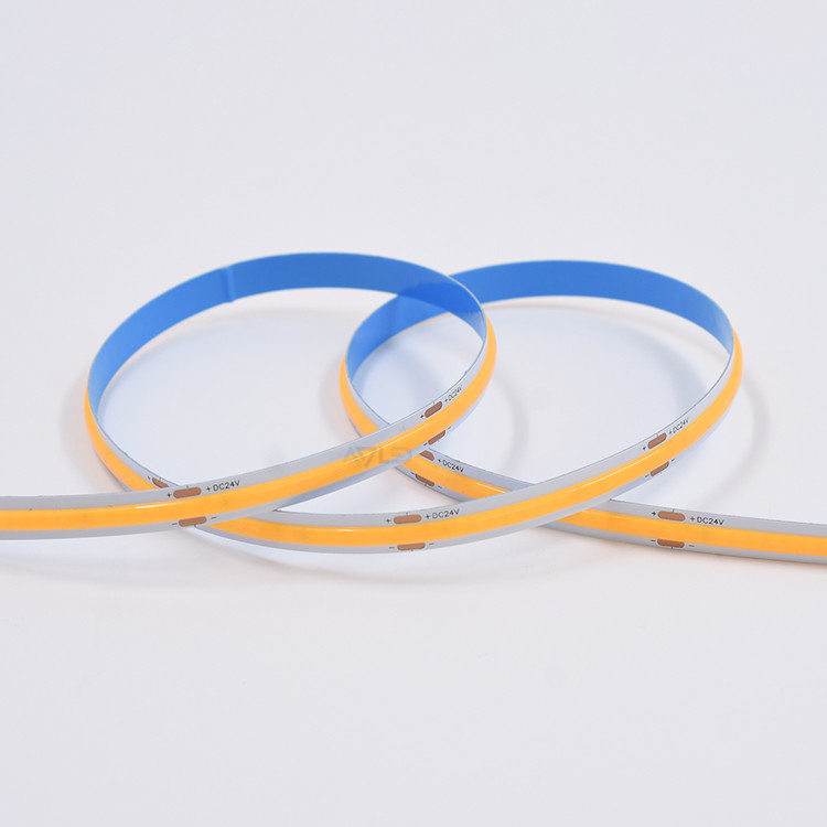Flexível COB LED Strip Light com 320 LEDs em 3000K 4000K ou 6500K CE e RoHS certificado 24V ou 12V
