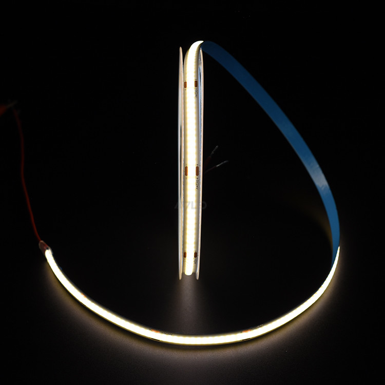 320 LEDs Flexível COB LED Strip Light em 3000K/4000K/6500K CE e RoHS Certificado 24V/12V