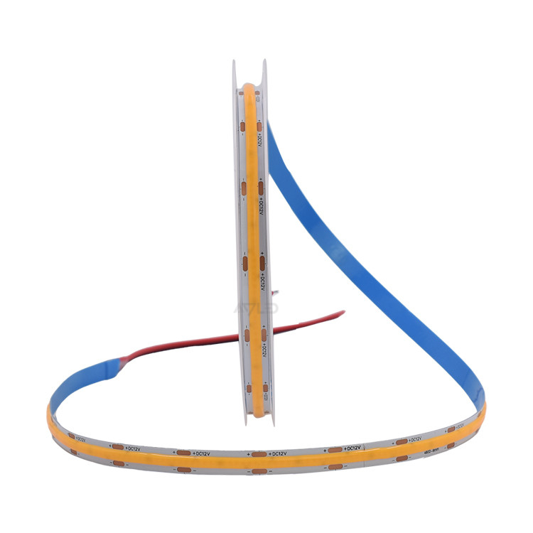 NO SPOT COB ADLED LED STRIP LIGHT ADS-DCOB-480-12-R IP65 impermeável de bobina para bobina 5M/rolo