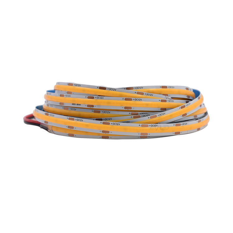 Reel To Reel 10mm PCB Board IP20 Cob Led Lights Strip LED sem pontos
