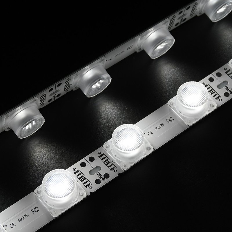 Modulo LED Edge Lit para caixas de luz de dois lados, com LEDs SMD3030, 28,8 watts, 2160 lumens, projetados como um lado-li