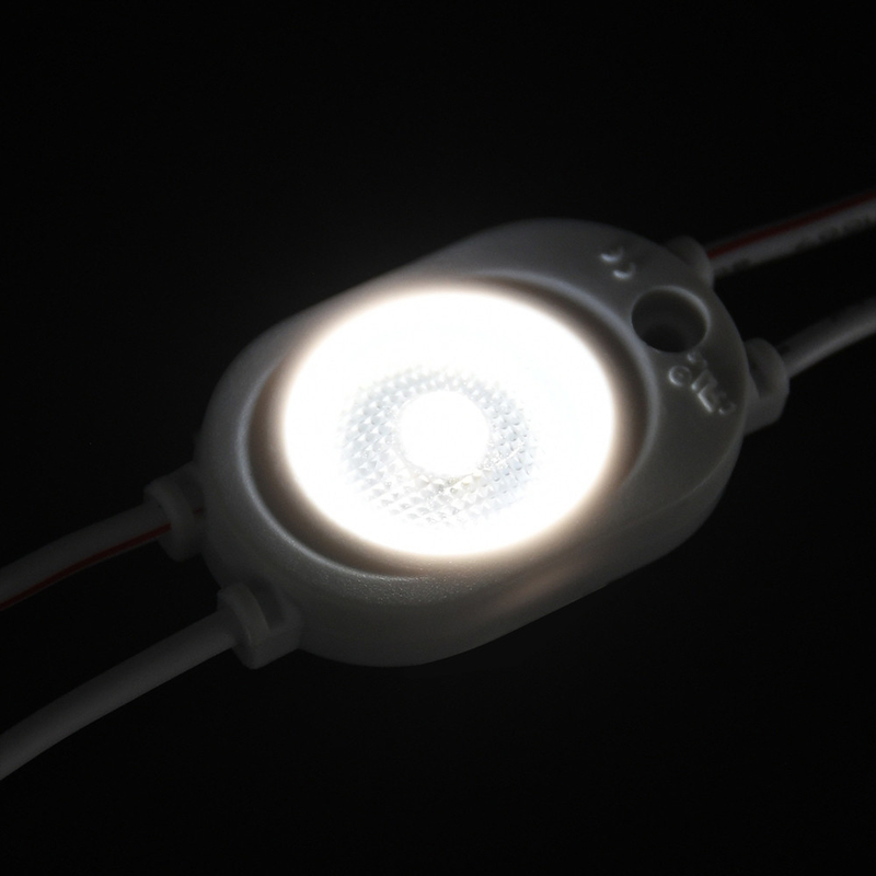 5 anos de vida útil, à prova d'água para exterior/interior, DC12V 1W 1 chip, LED SMD de cor branca 2835