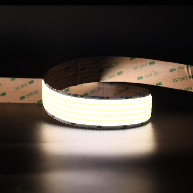 Linha LED linear flexível CRI 90 COB 5000mm 6500K Cor Branca 4600LM/M no mercado europeu