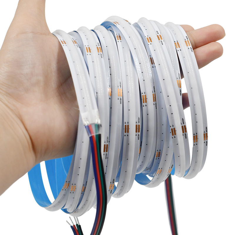 576 leds/m COB RGB LED Strip Light 3 anos de garantia DC24V 10mm Pcb Borad IP20/IP65
