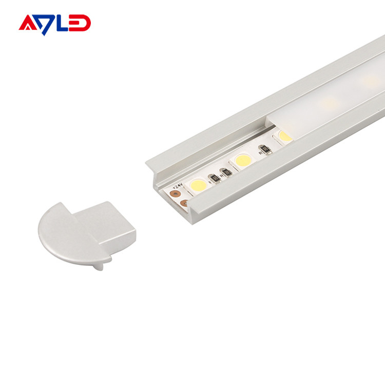 Perfil de faixa de LED Diffusor de luz de canal ADP-1606B Perfil de alumínio LED para faixa de LED