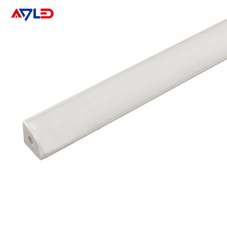 Canais de extrusão de ângulo do difusor de luz de perfil de faixa LED ADP-1616B para faixa LED